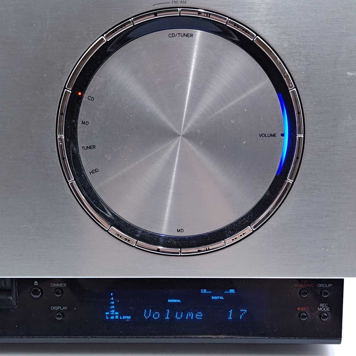 ONKYO オンキヨー CD/MD TUNER AMPLIFER コンポ シルバー FR-T1/D-T1