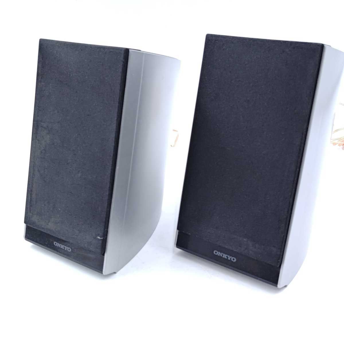 ONKYO オンキヨー CD/MD TUNER AMPLIFER コンポ シルバー FR-T1/D-T1