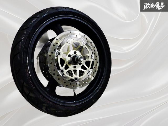 ～歪み無し/良品～ HONDA ホンダ純正 ENKEI エンケイ製 NC39 CB400SF 17インチ フロント ホイール MT3.50 ブレーキローター 付 1本 棚