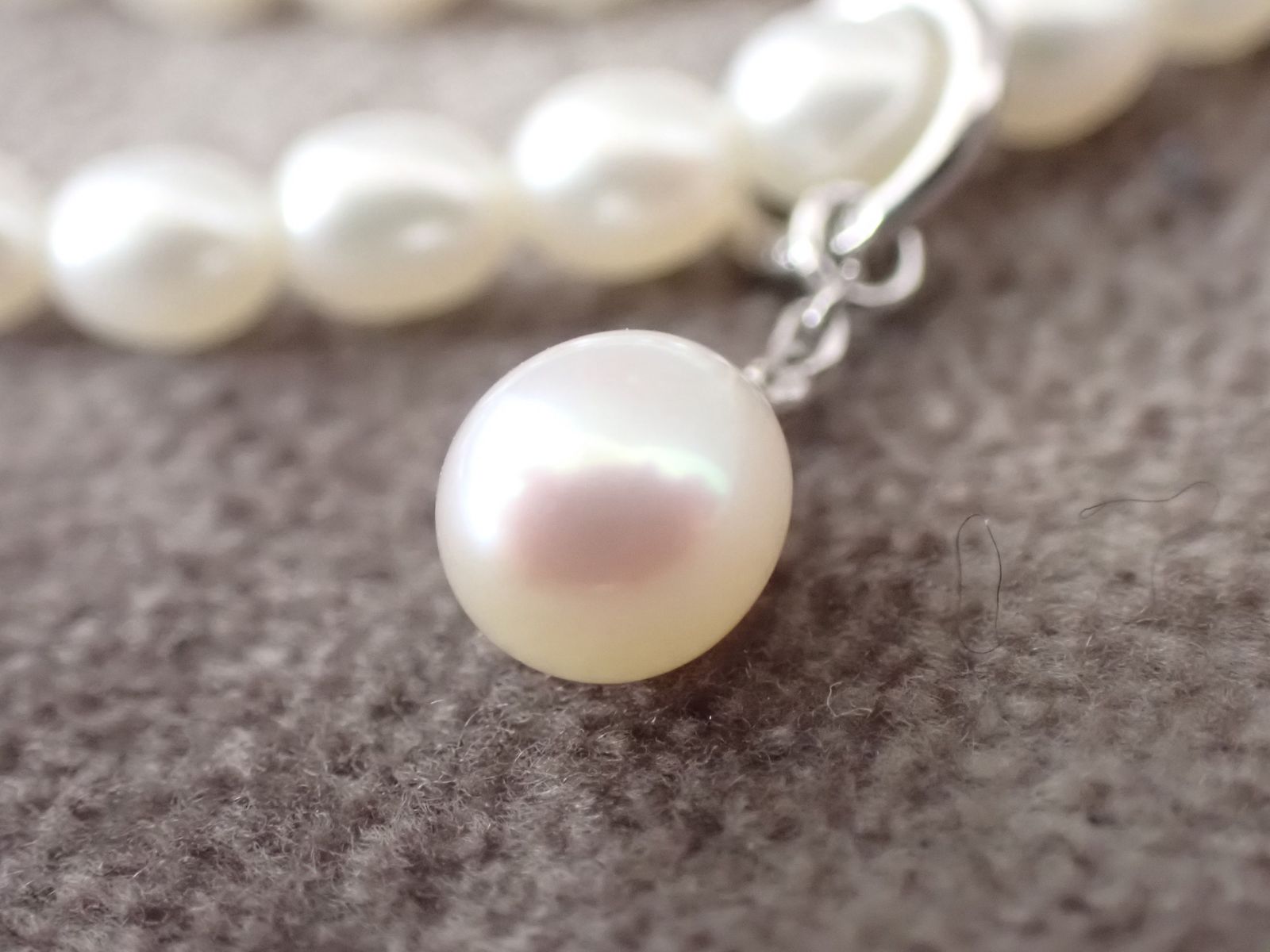 MIKIMOTO ミキモト ベルリータ パール ネックレス K18WG 8.0g - メルカリ