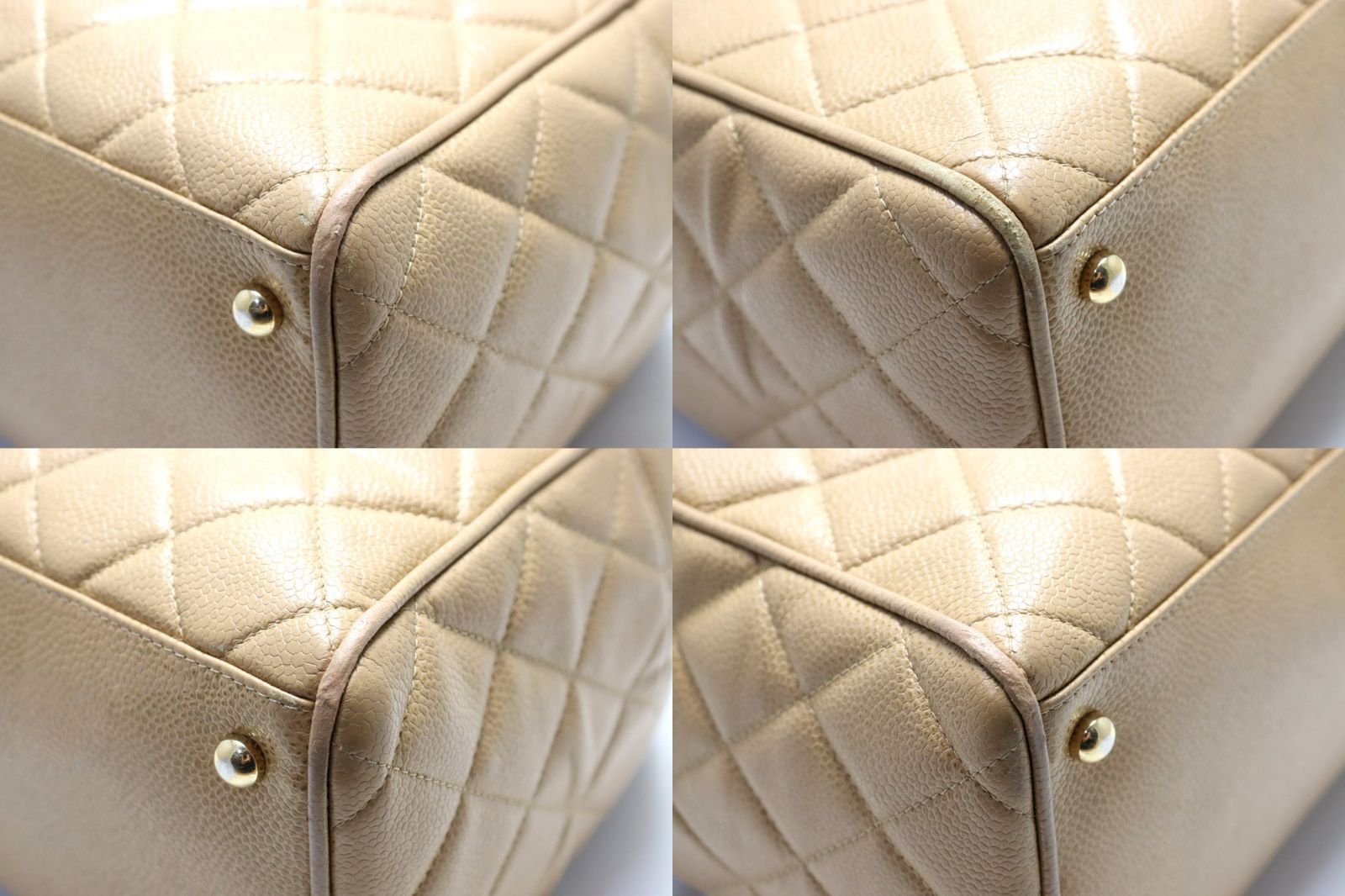 希少！ ☆ CHANEL ☆キャビアスキン デカココ チェーン ショルダー 