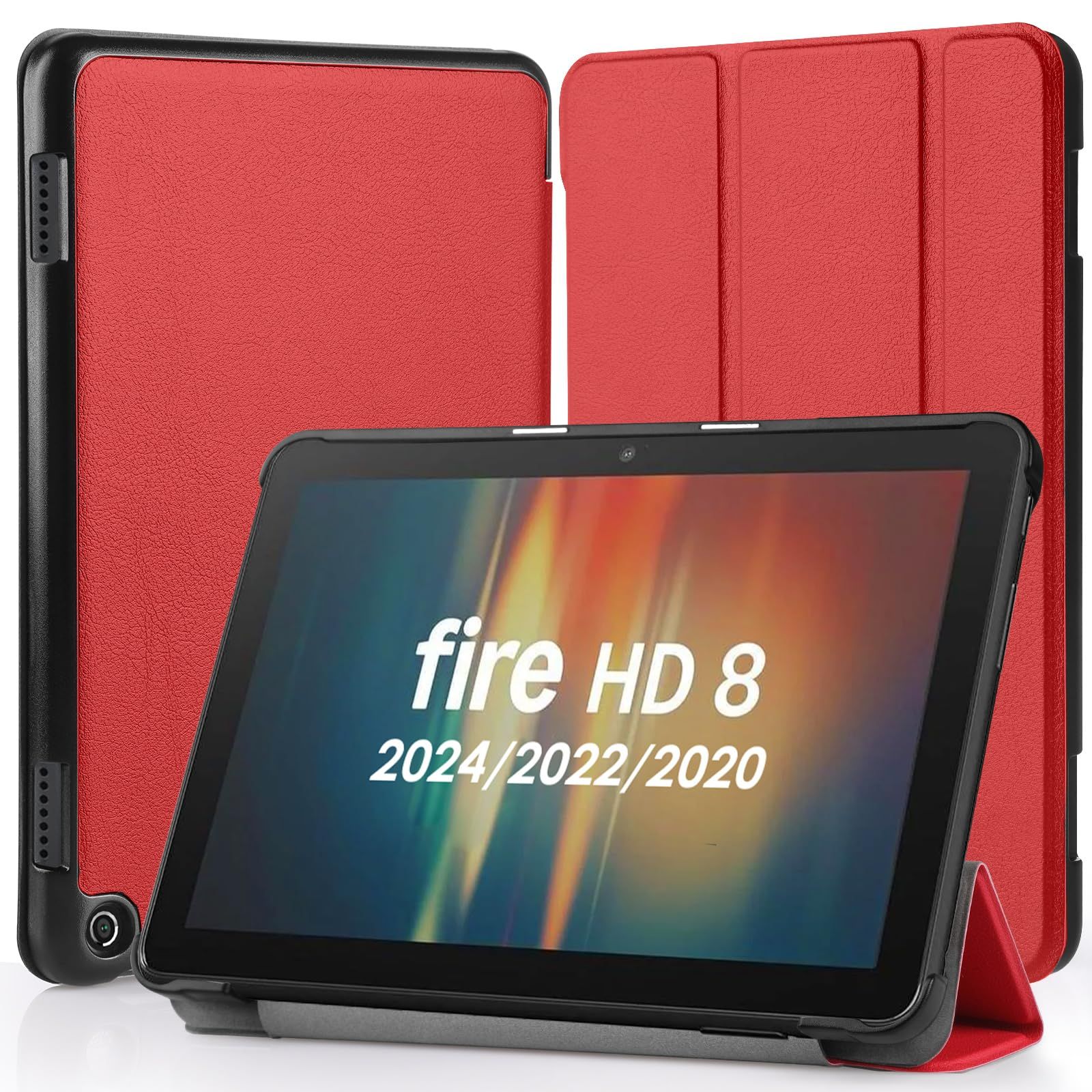 Hianjoo Fire HD 8 対応 ケース (2024/2020/2022年発売 第12/10世代用
