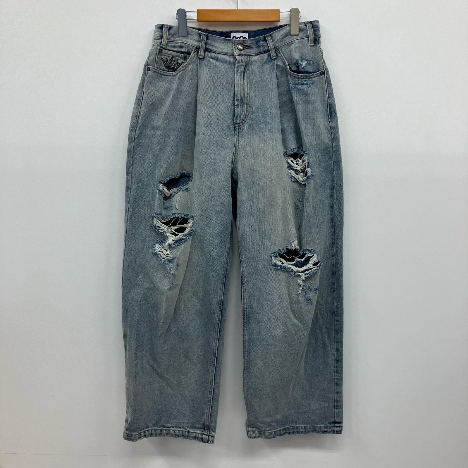 パンツ 【イオン広店】 デニムパンツ KAWS OriginalFake インディゴ