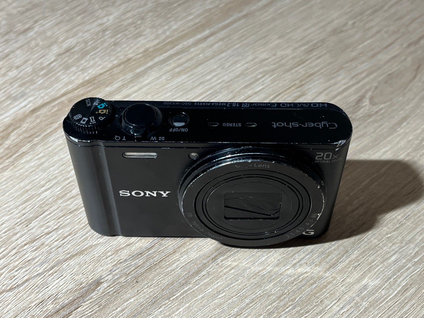 0351 Sony ソニー Cyber-shot DSC-WX300 ブラック デジカメ 【ネ