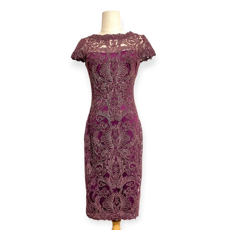 TADASHI SHOJI タダシショージ 美シルエット シンメトリーレース TADASHI SHOJI タダシショージ 美シルエット シンメトリーレース