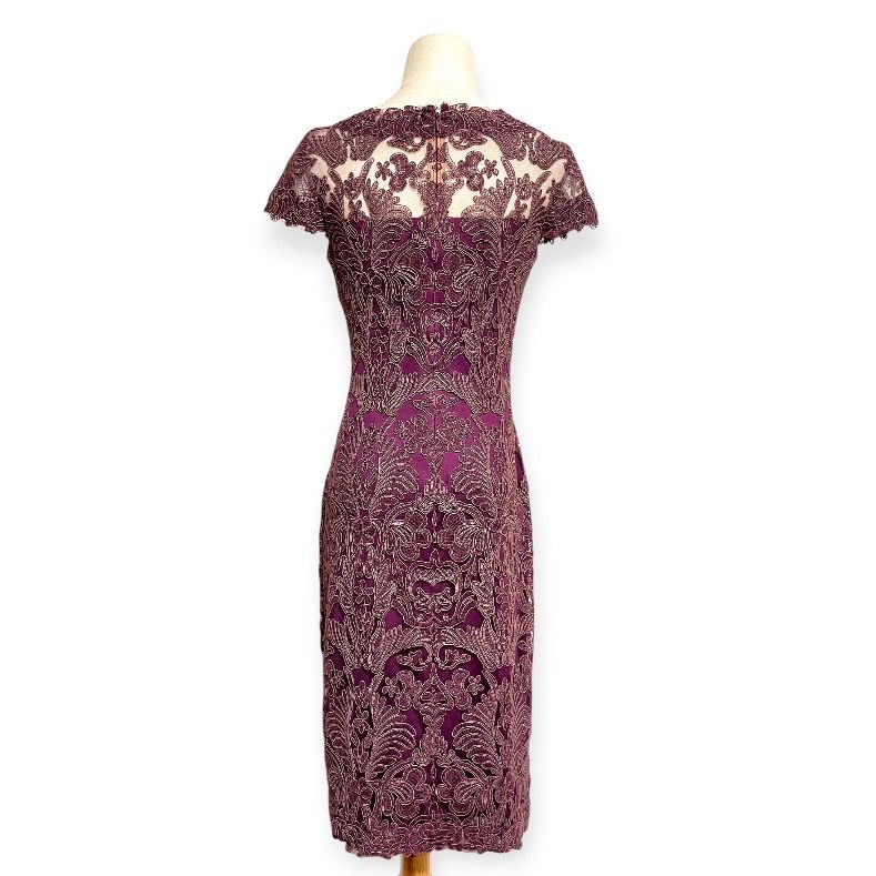 TADASHI SHOJI タダシショージ 美シルエット シンメトリーレース