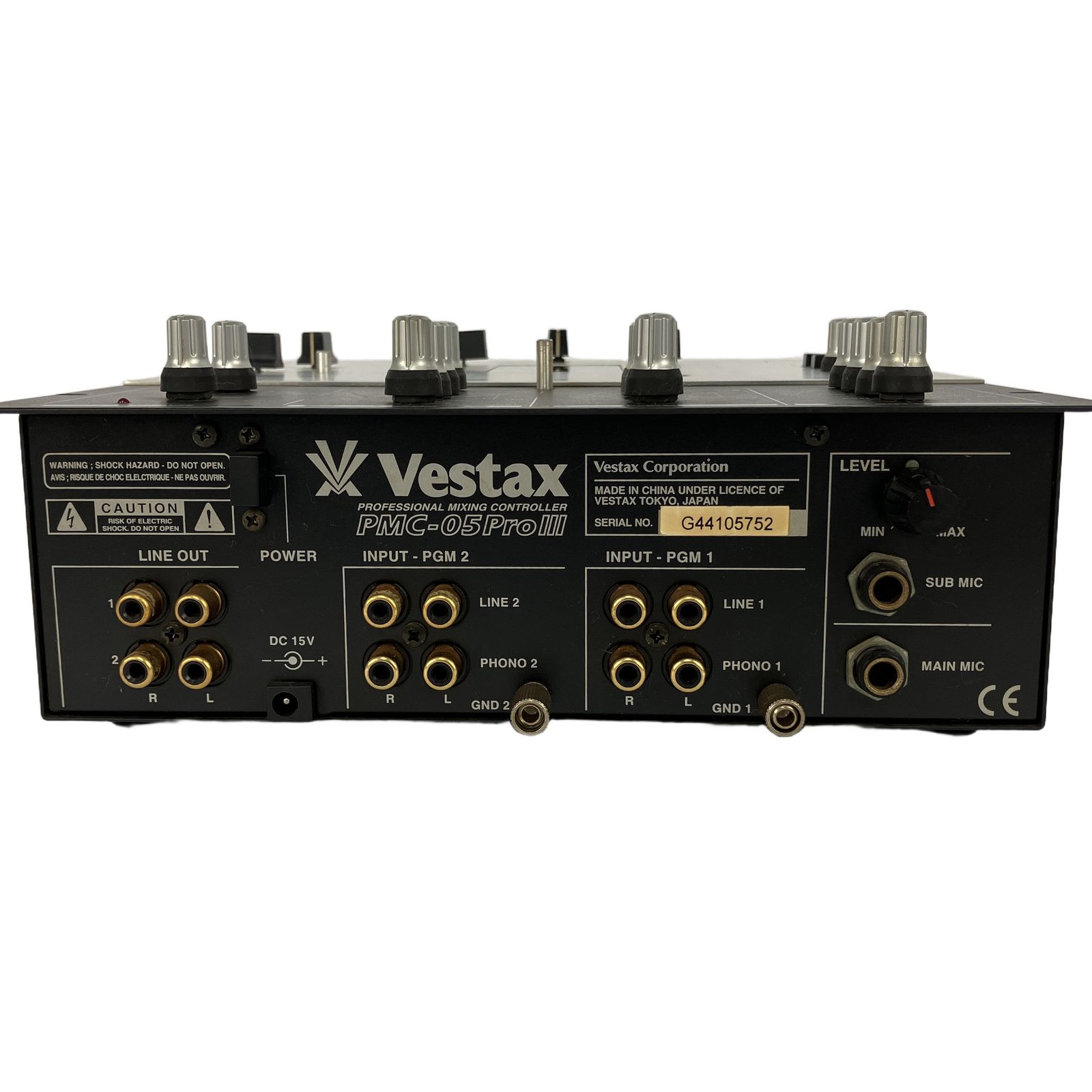 Vestax PMC-05ProIII DJミキサー 2ch ベスタクス 音響機材 中古