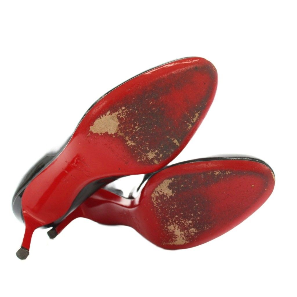 クリスチャンルブタン　エナメルヒールパンプス クリスチャンルブタン Christian louboutin パンプス ピンヒール