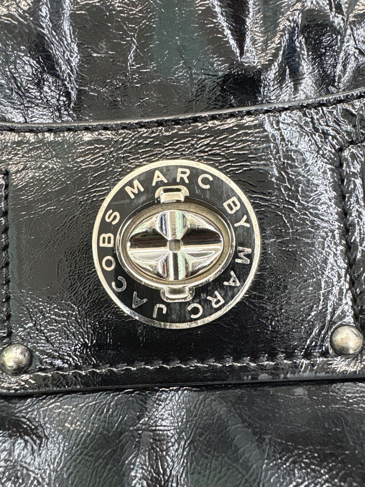 00s Y2K archive MARC BY MARC JACOBS エナメル加工 レザーバンド
