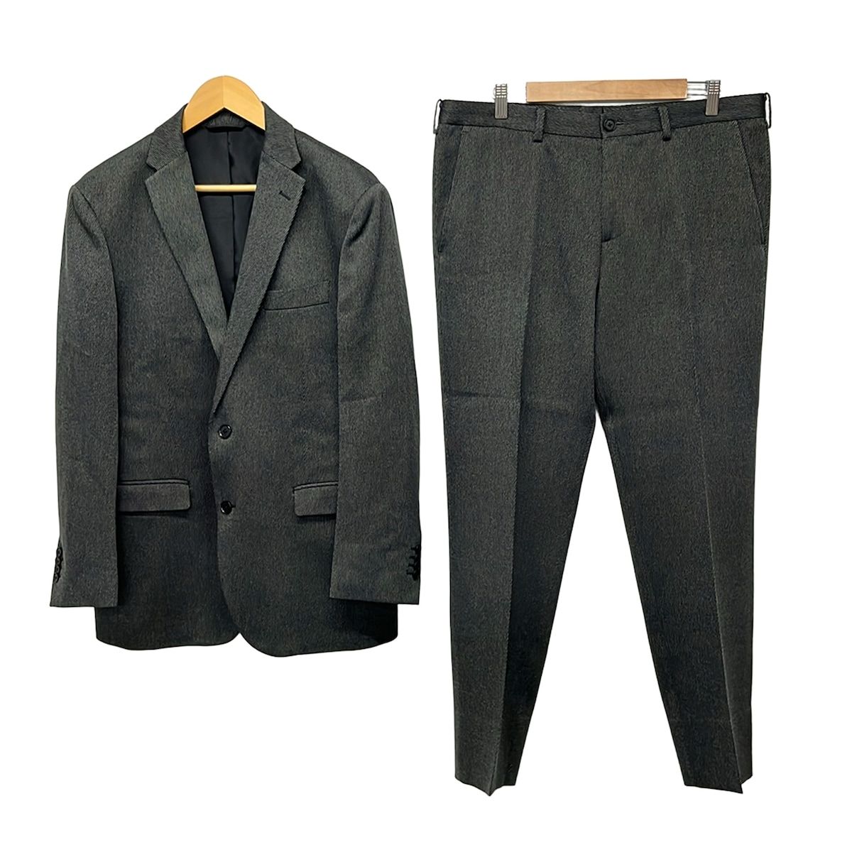 JOSEPH HOMME(ジョセフオム) シングルスーツ メンズ - 黒×グレー