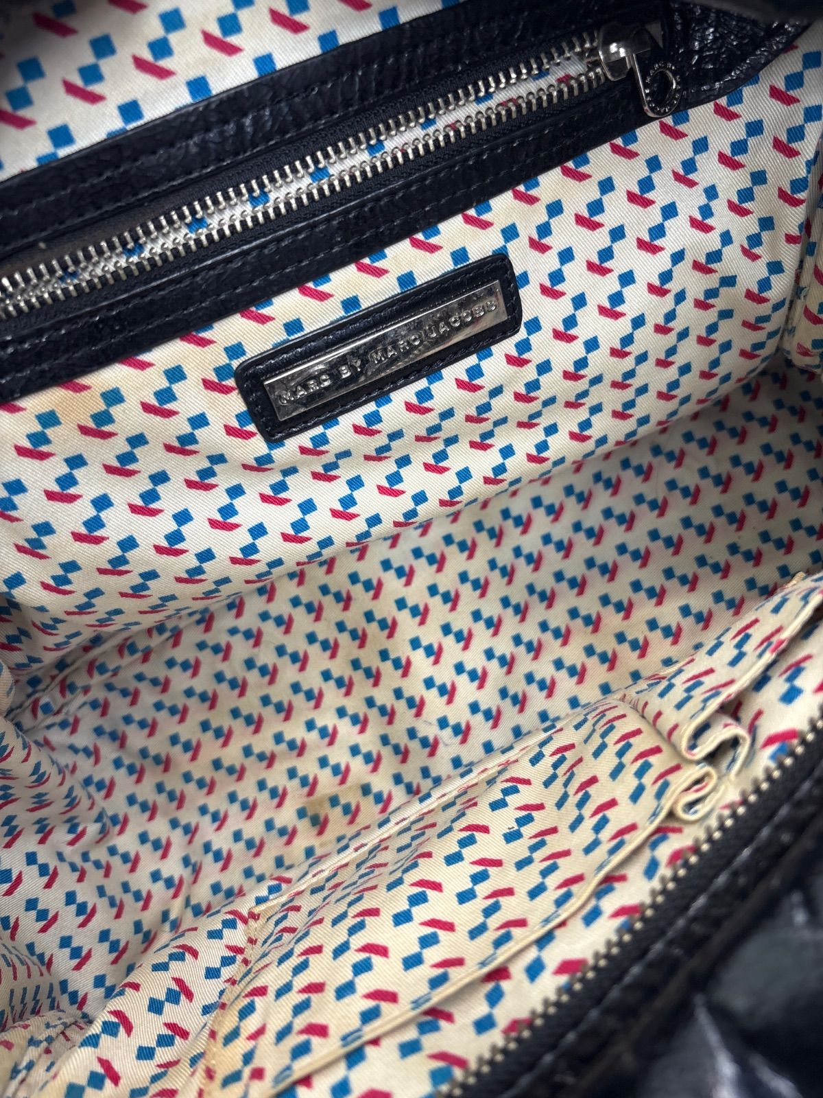 00s Y2K archive MARC BY MARC JACOBS エナメル加工 レザーバンド