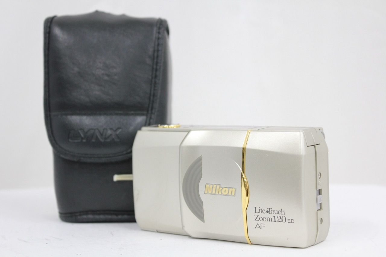 【返品保証】 ニコン Nikon Lite Touth Zoom 120 ED AF 38-120mm Macro ケース付き コンパクトカメラ e8908