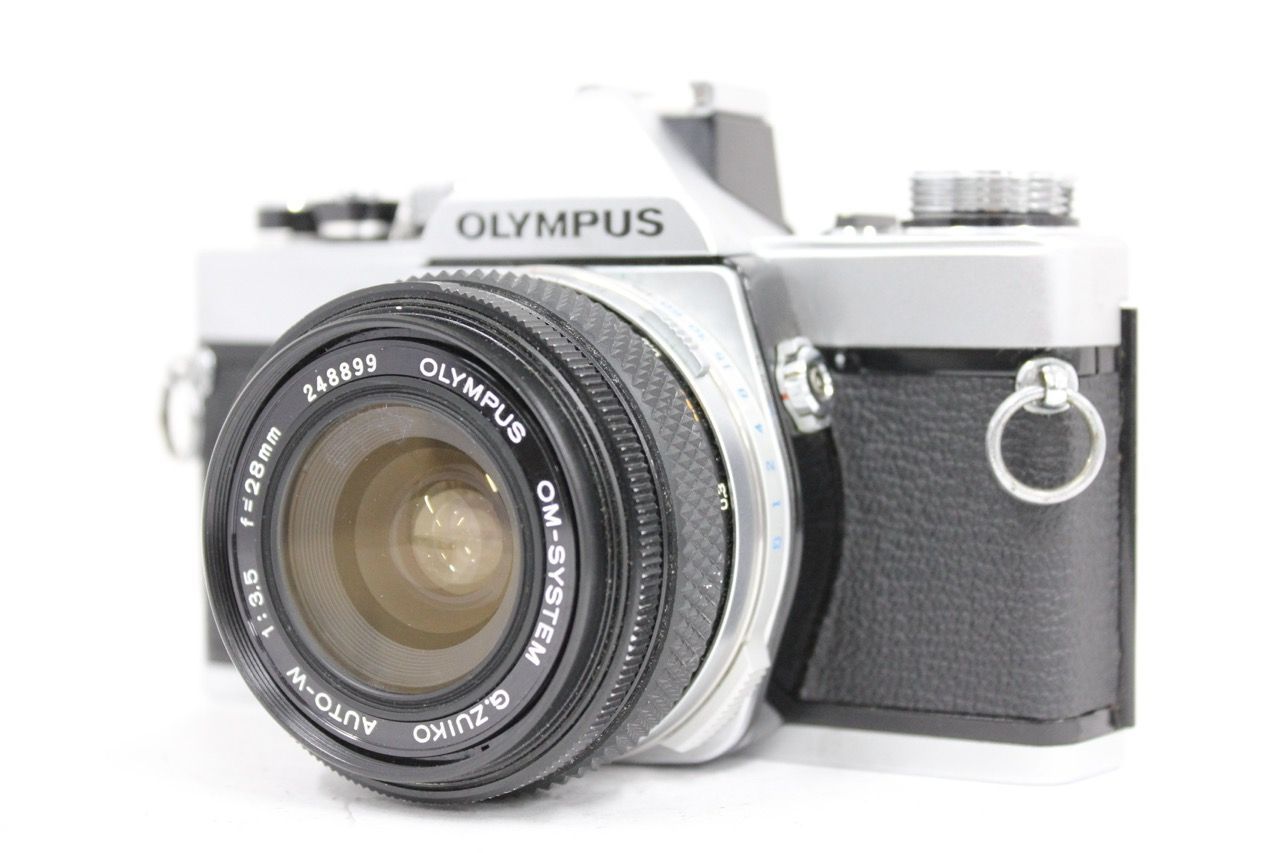 【返品保証】 オリンパス Olympus OM-1 OM-SYSTEM G.ZUIKO AUTO-W 28mm F3.5 ボディレンズセット e8925