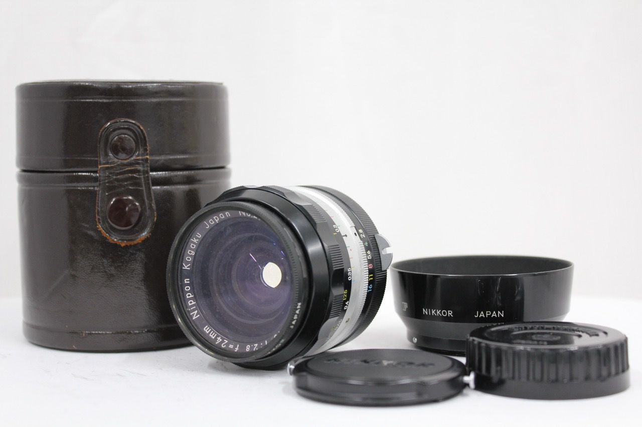 【返品保証】 ニコン Nikon NIKKOR-N Auto 24mm F2.8 付属品多数 レンズ e8934