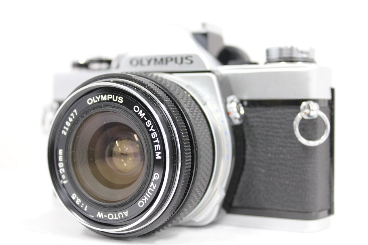 【返品保証】 オリンパス Olympus OM-1 OM-SYSTEM G.ZUIKO AUTO-W 28mm F3.5 ボディレンズセット e8916