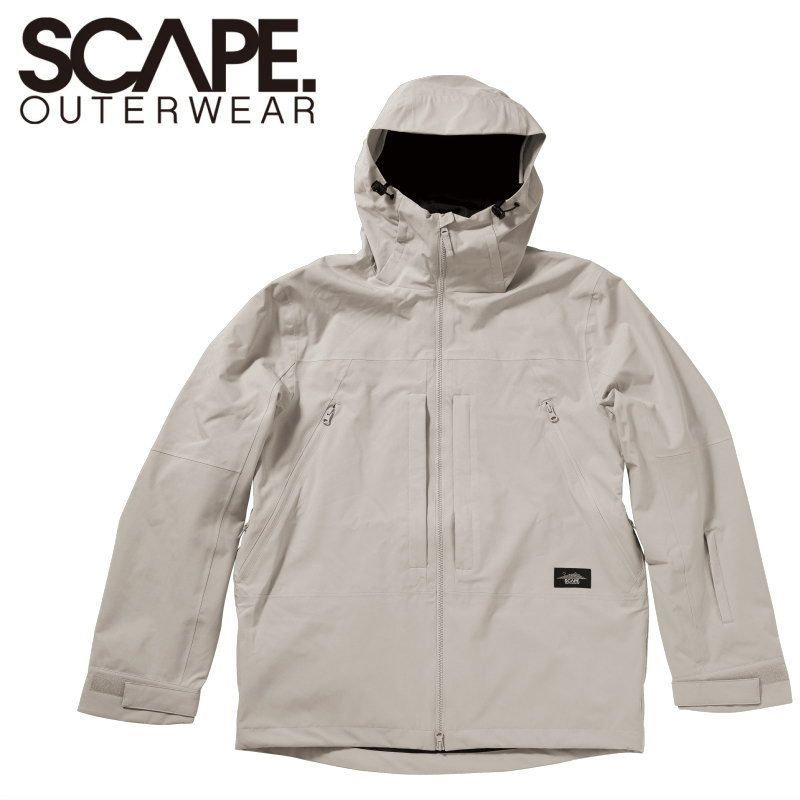 ★ 25-26 SCAPE POW JACKET ｶﾗｰ:SAND エスケープ スノボウェア メンズ レディース ユニセックス スノーボード ジャケット JKT 型落ち 旧モデル 日本正規品