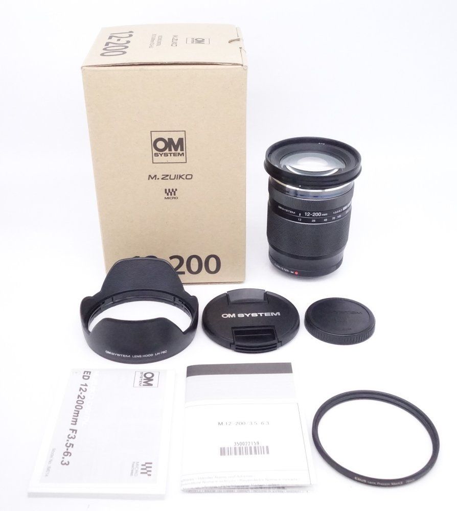 【極上品】OLYMPUS オリンパス M.ZUIKO DIGITAL ED 12-200mm F3.5-6.3 [W2604087A]