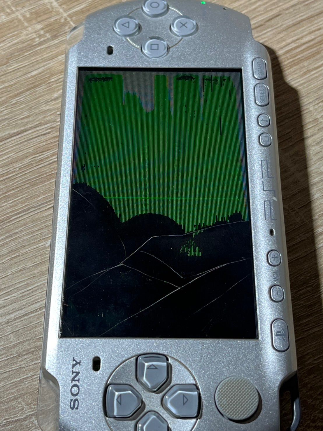 0189 PlayStation ポータブル PSP 3000 ミスティックシルバー 【ネ