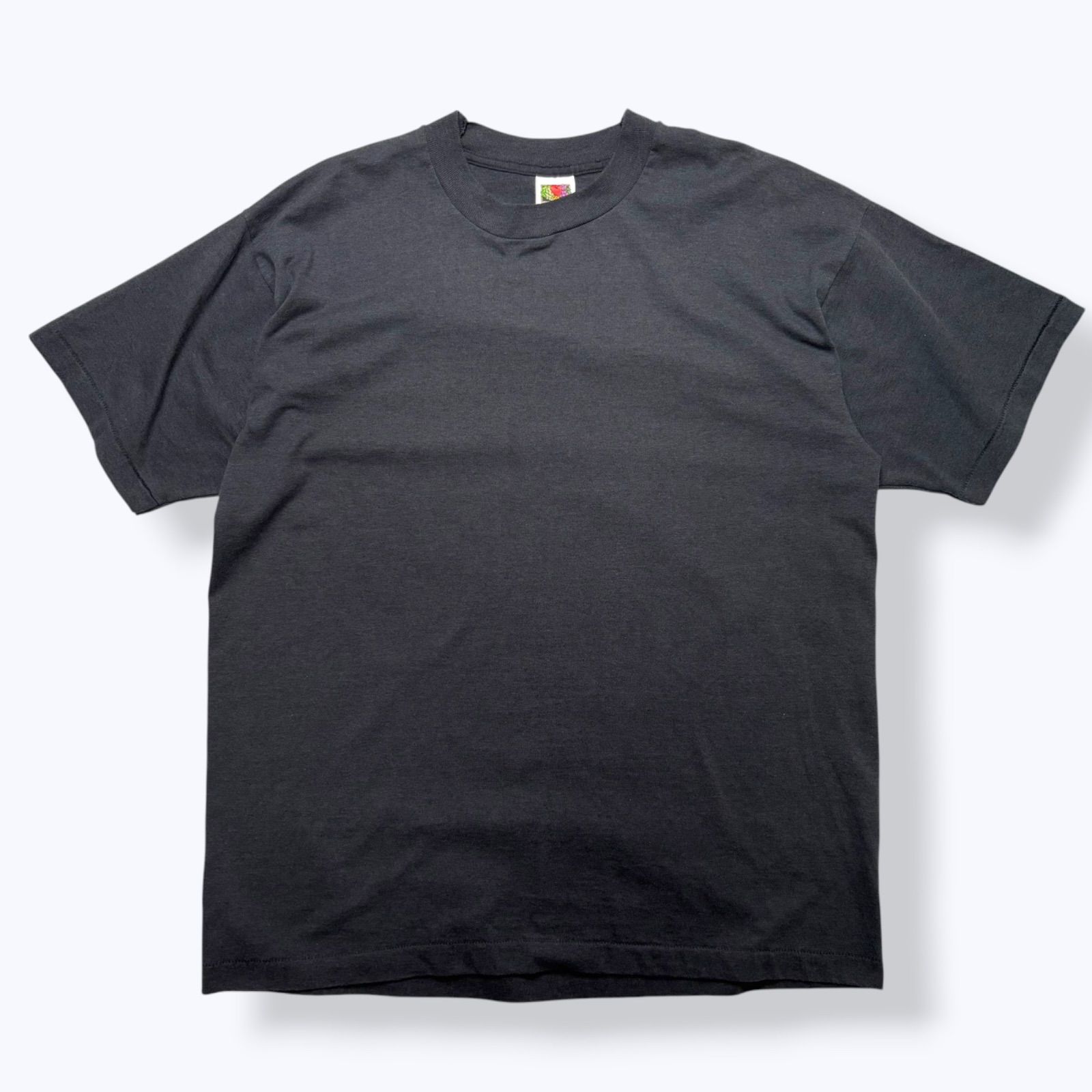 90s FRUIT OF THE LOOM Blank T-Shirts 【XL】 90年代 フルーツオブザルーム 無地 Tシャツ シングルステッチ 古着 ヴィンテージ ブラック