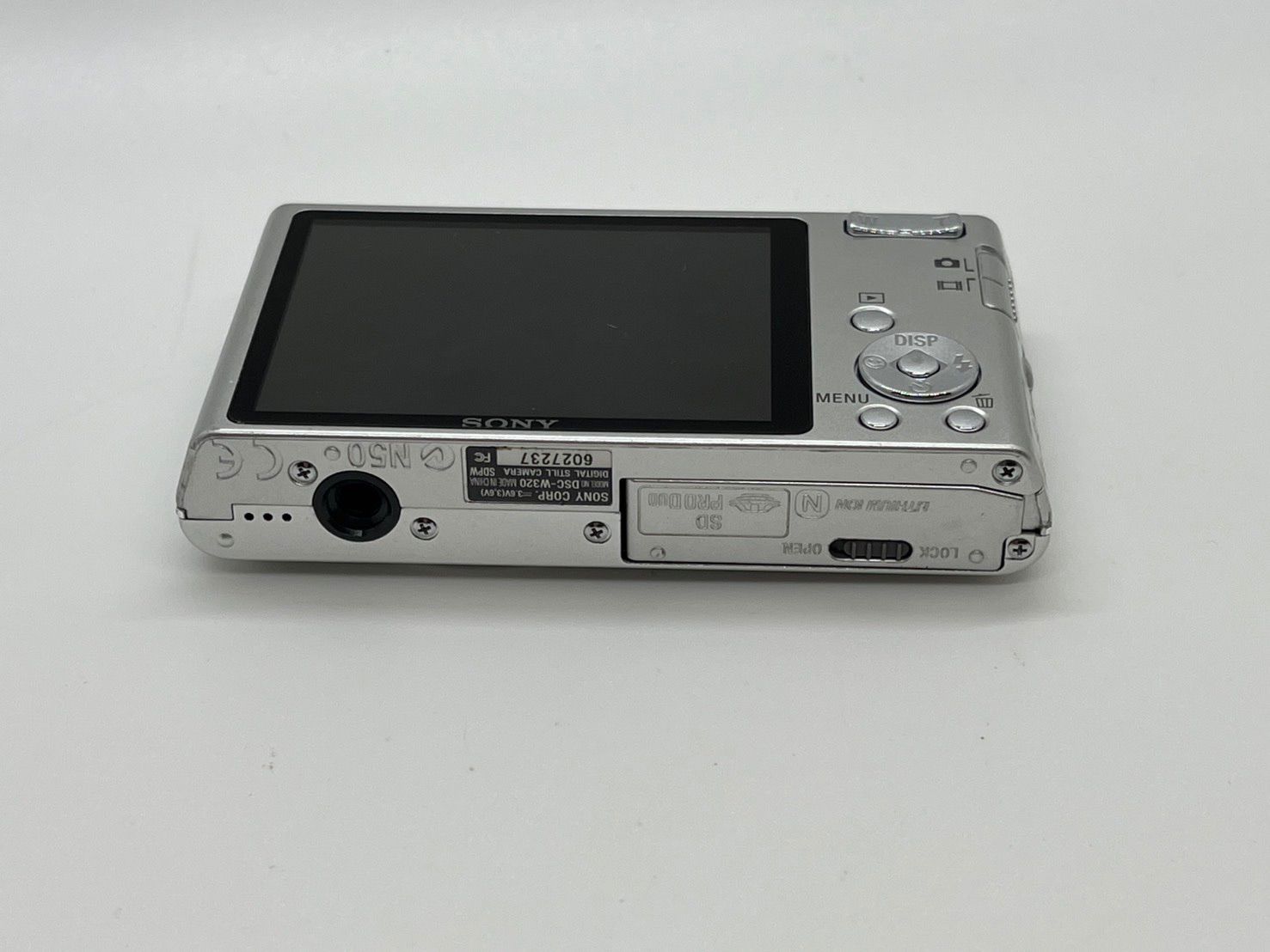 0285 Sony ソニー Cyber-shot DSC-W320 シルバー デジカメ 動作確認