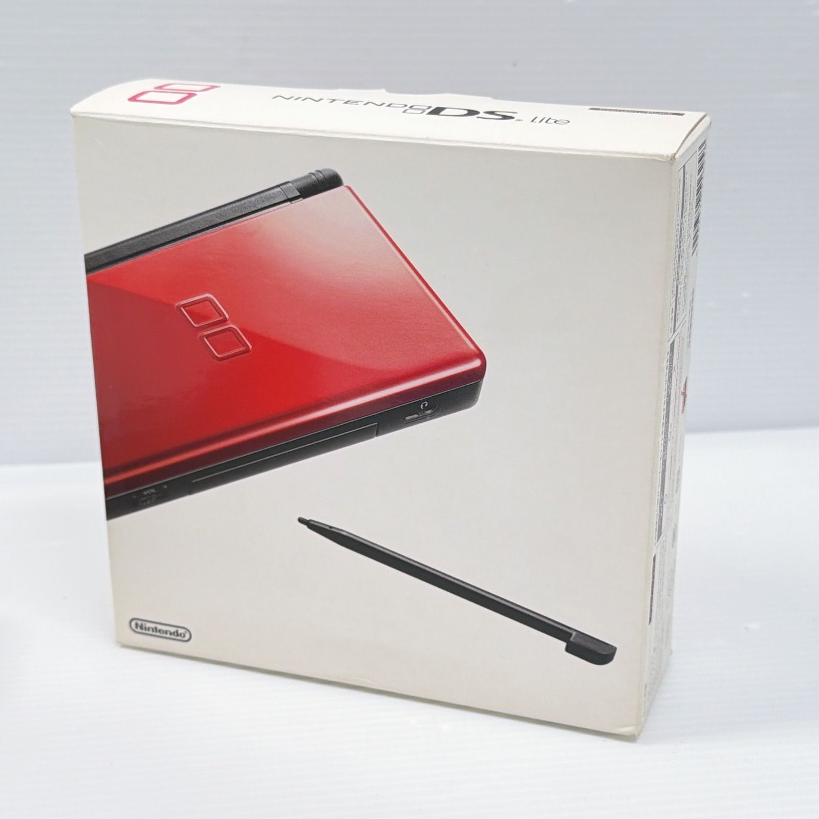 DS Lite クリムゾンブラック良品 遊べるセット 動作確認済み 外箱美品