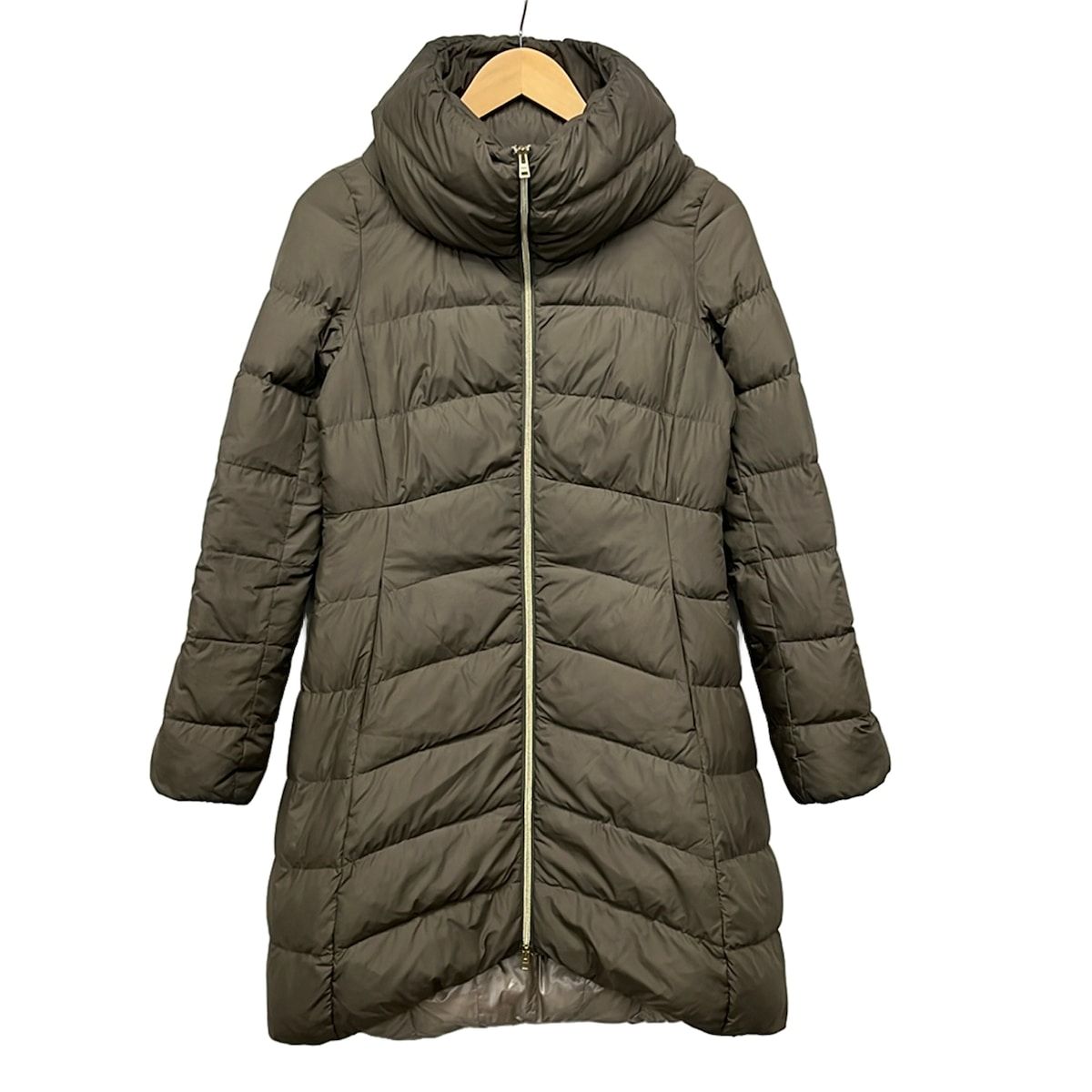 HERNO(ヘルノ) ダウンコート サイズ42 M レディース - ダークグレー 長袖/冬