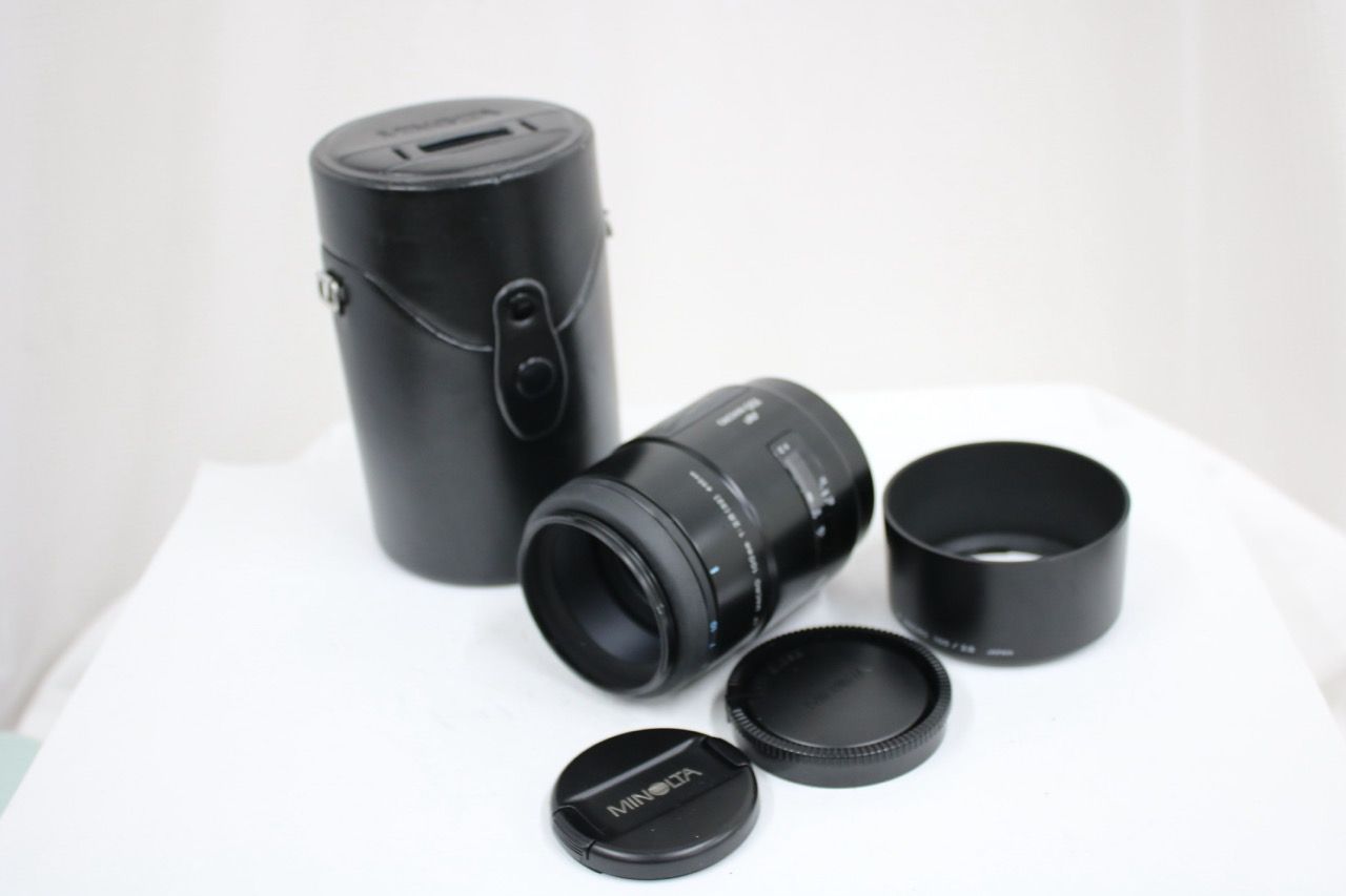 【返品保証】 ミノルタ Minolta AF MACRO 100mm F2.8 付属品多数 レンズ e10461