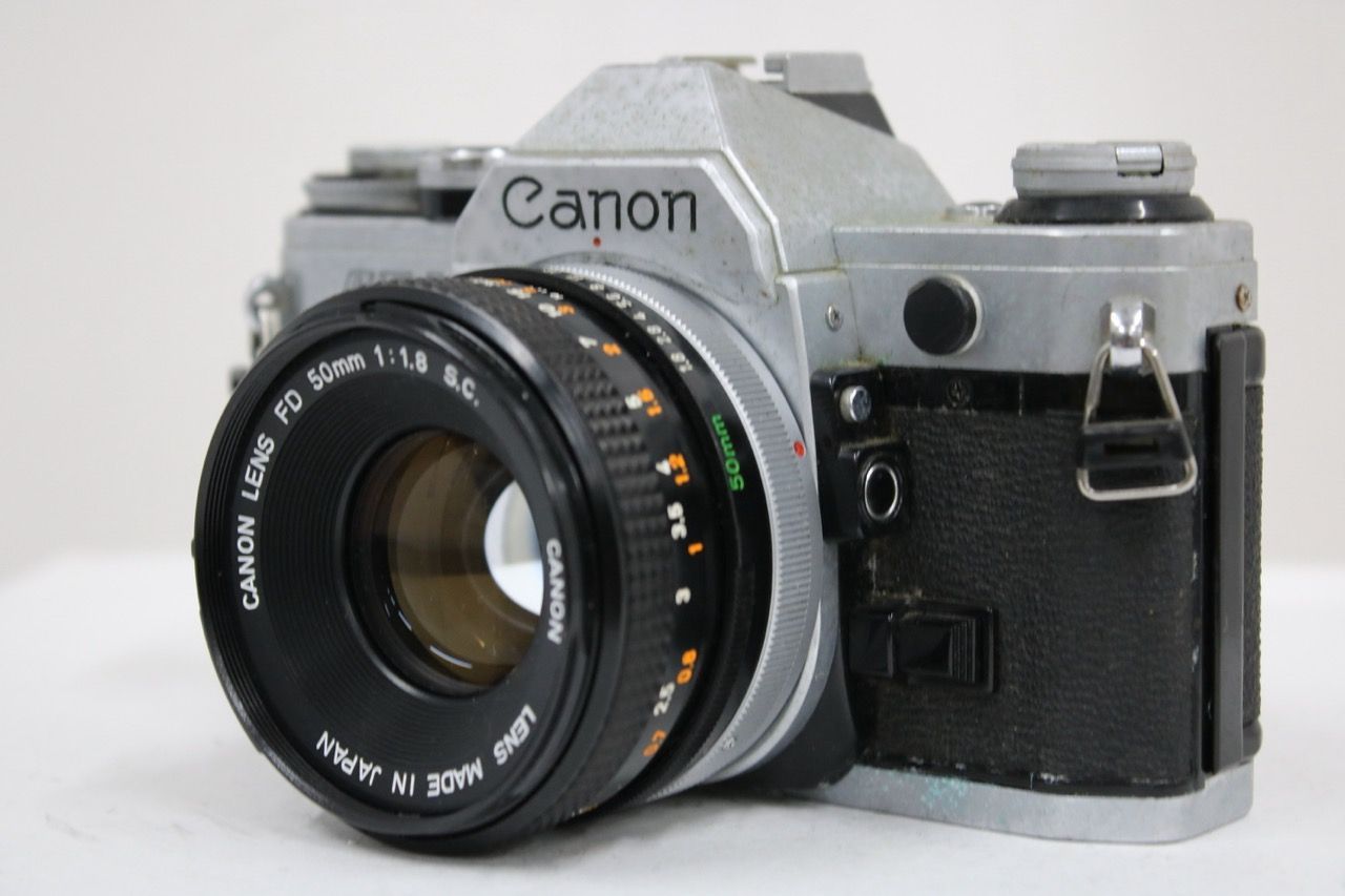 返品保証】 キャノン Canon AE-1 FD S.C. 50mm F1.8 ボディレンズ