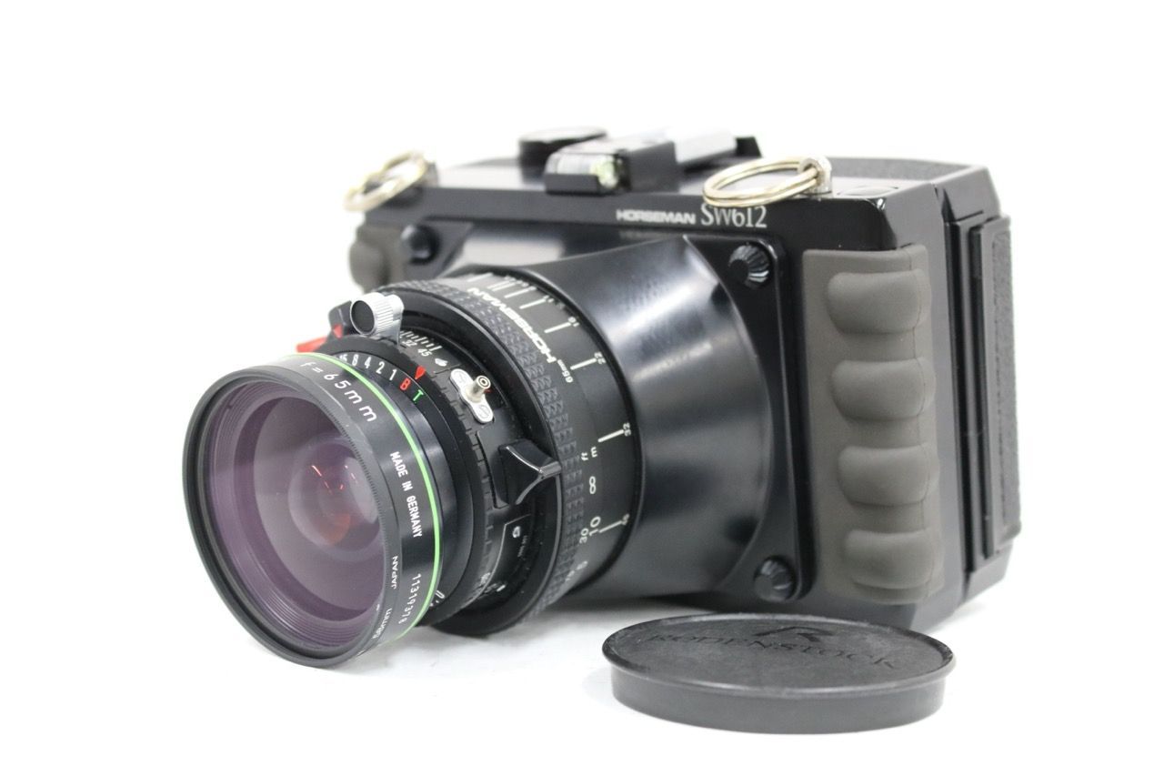 【美品 返品保証】 ホースマン HORSEMAN SW612 RODENSTOCK 105° Grandagon-N 65mm F4.5 6EXP/120 フィルムバック付き 中判カメラ e10481