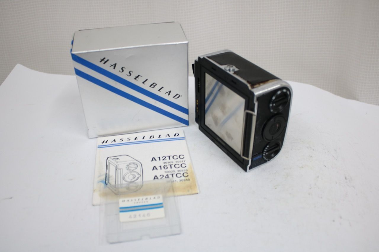 【返品保証】 【元箱付き】ハッセルブラッド Hasselblad ★16 A-16 TCC クローム フィルムバック e10495
