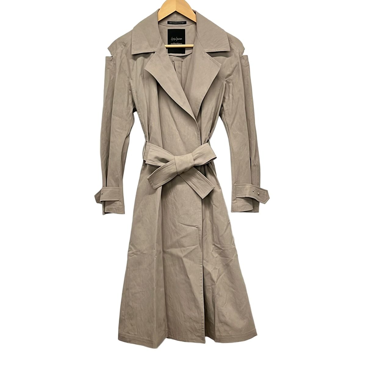 Yohji Yamamoto collections(ヨウジヤマモトコレクションズ) コート サイズ1 S レディース - ベージュ 長袖/春/秋