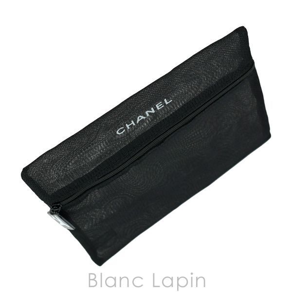 ノベルティ】 シャネル CHANEL メッシュコスメポーチ #ブラック
