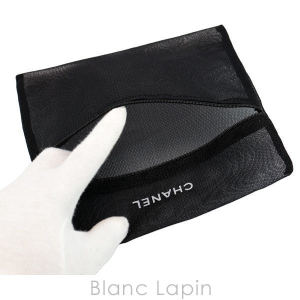ノベルティ】 シャネル CHANEL メッシュコスメポーチ #ブラック