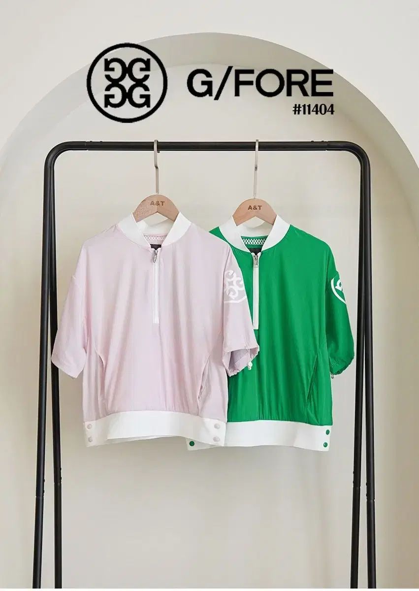 G FORE レディース ハーフ ジップアップ ショーツ スリーブ アウター