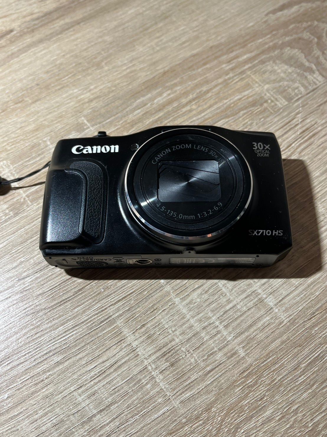 0343 Canon PowerShot SX710 HS ブラック デジカメ 【コ】