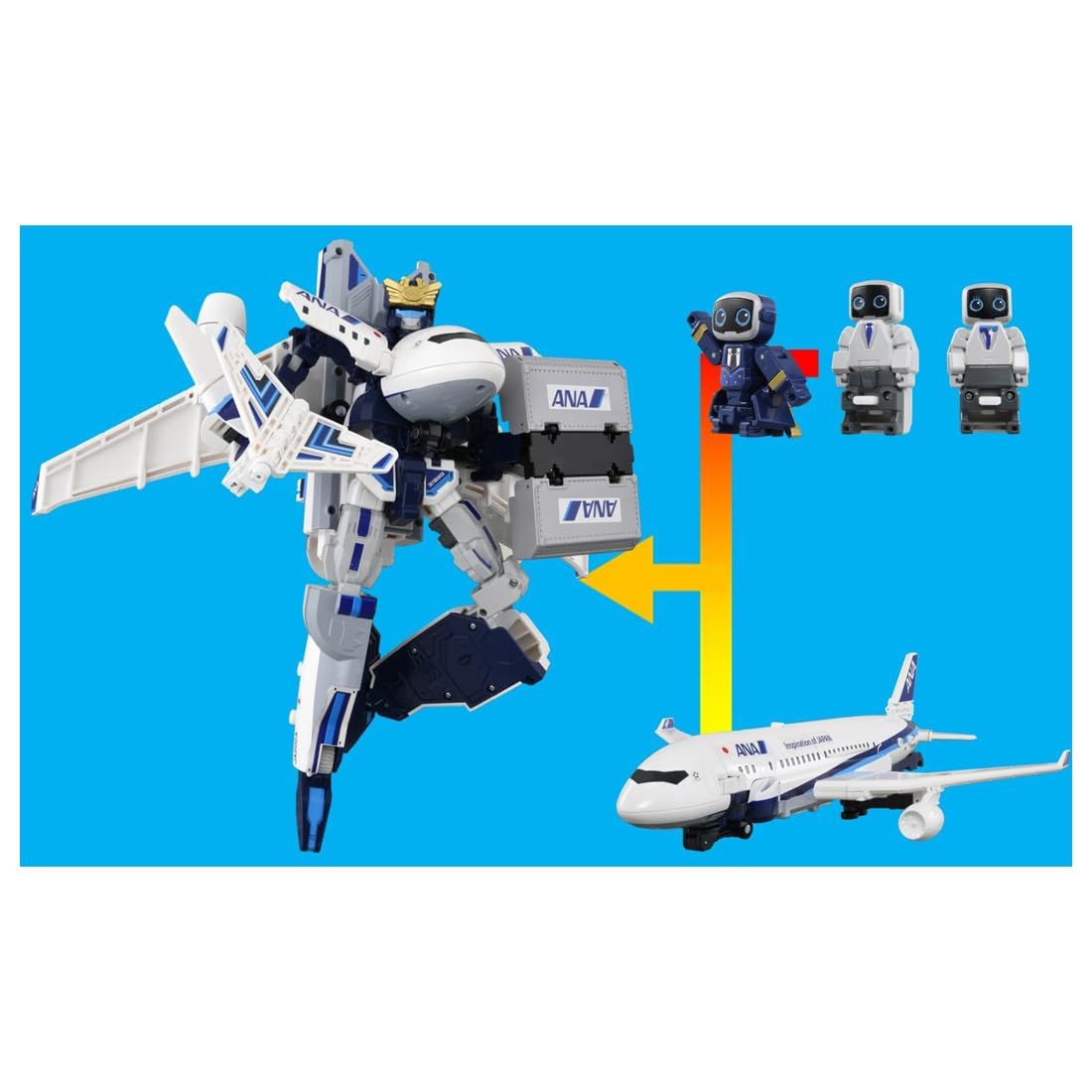 タカラトミー(TAKARA TOMY) トミカ ジョブレイバー DXスカイブレイバー ANAジェット旅客機 ミニカー おもちゃ 3歳以上 タカラトミー(TAKARA TOMY) トミカ ジョブレイバー DXスカイブレイバー ANAジェット旅客機 ミニカー おもちゃ 3歳以上