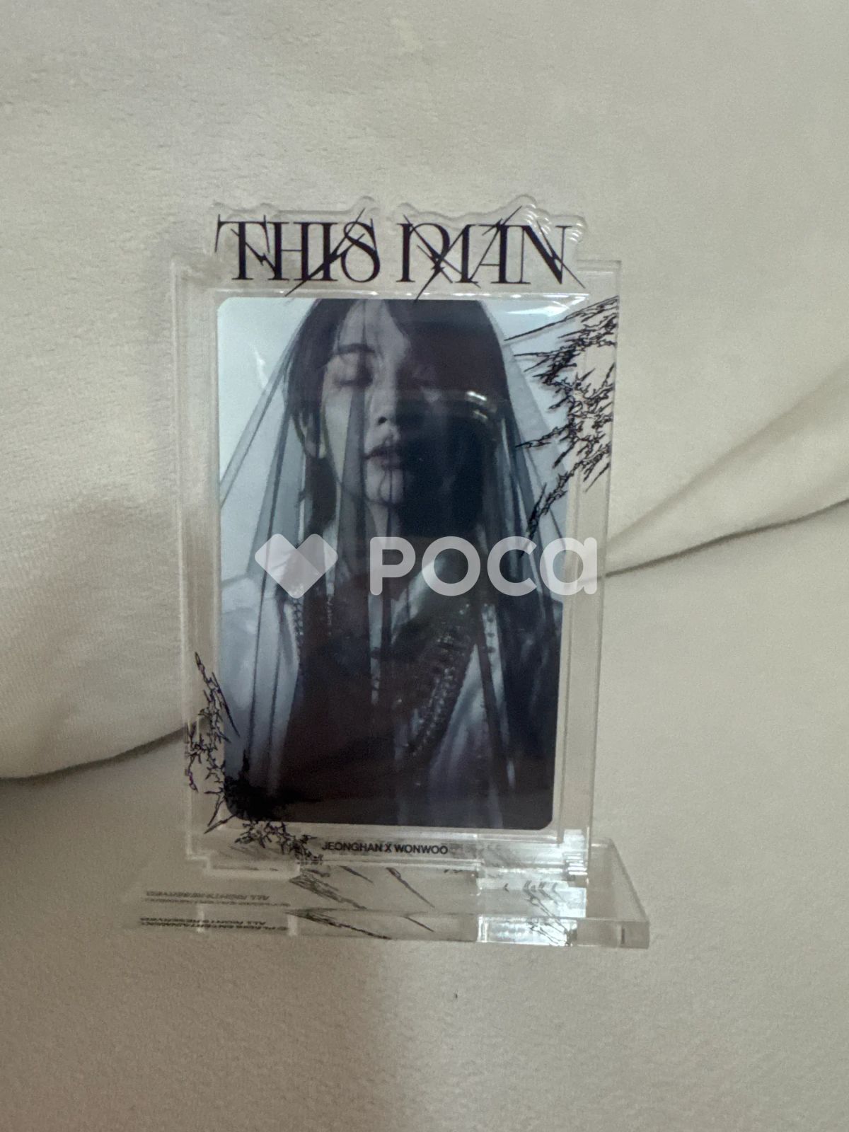 Seventeen ジョンハン セブチ THIS MAN WITHMUU ポップアップストア トレーディングカードフレーム