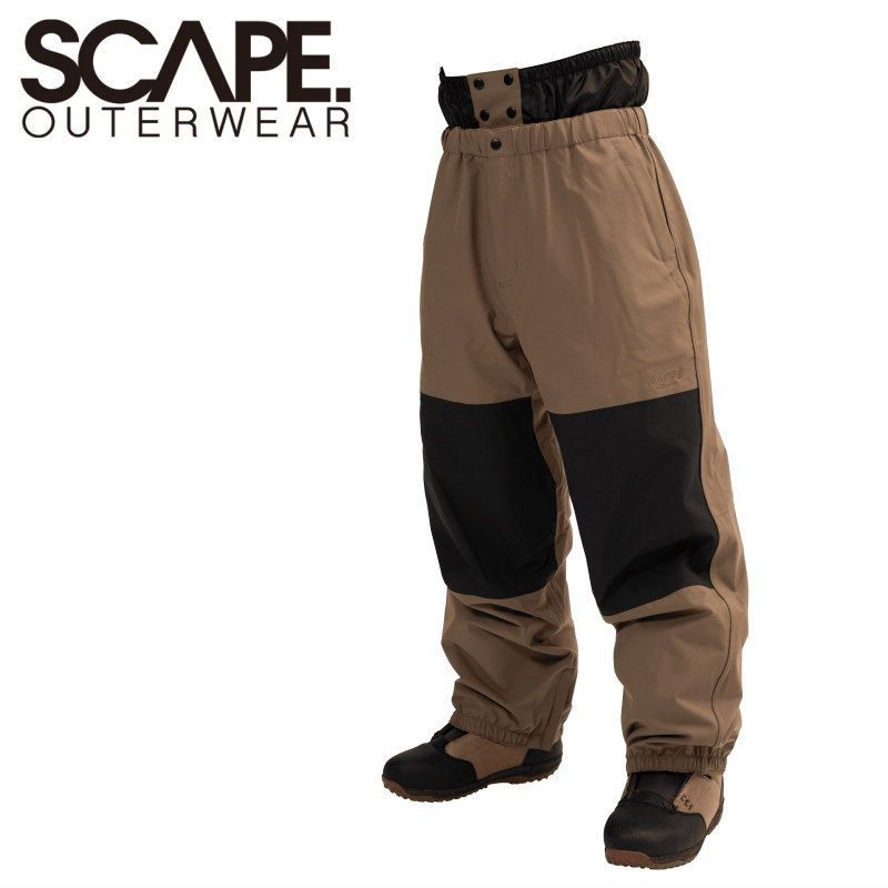 ★ 25-26 SCAPE TRACK PANT ｶﾗｰ:MOCHA BLACK エスケープ スノボウェア メンズ レディース ユニセックス スノーボード パンツ PNT 型落ち 旧モデル 日本正規品