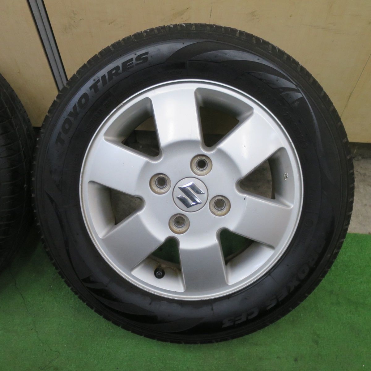 バリ山 ヨコハマ iceGUARD iG60 / 社外マルチスチール【 155/80R13