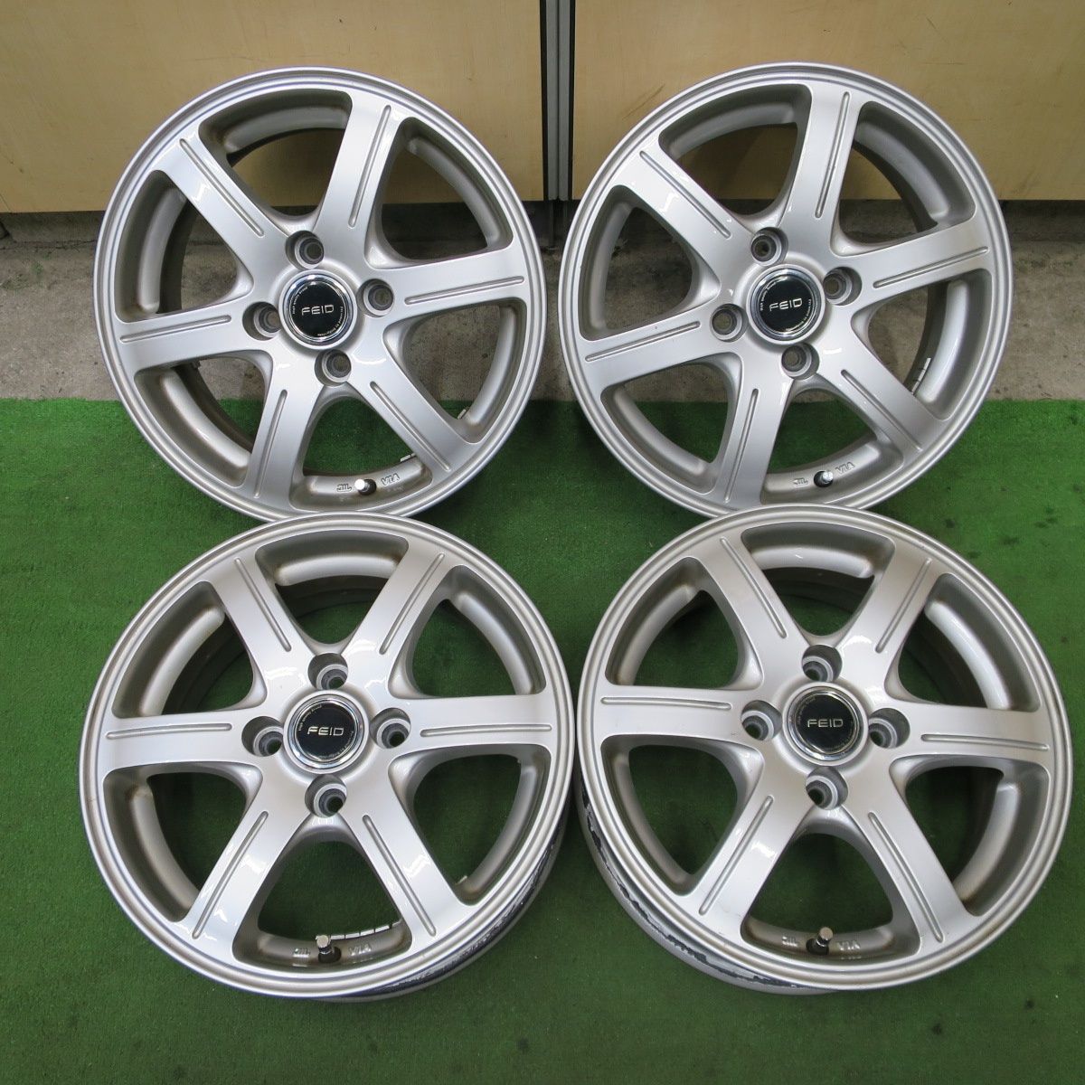 [送料無料] 4本価格★FEID フェイド 14インチ ホイール 14×5.5J PCD100/4H★6042703NGホ