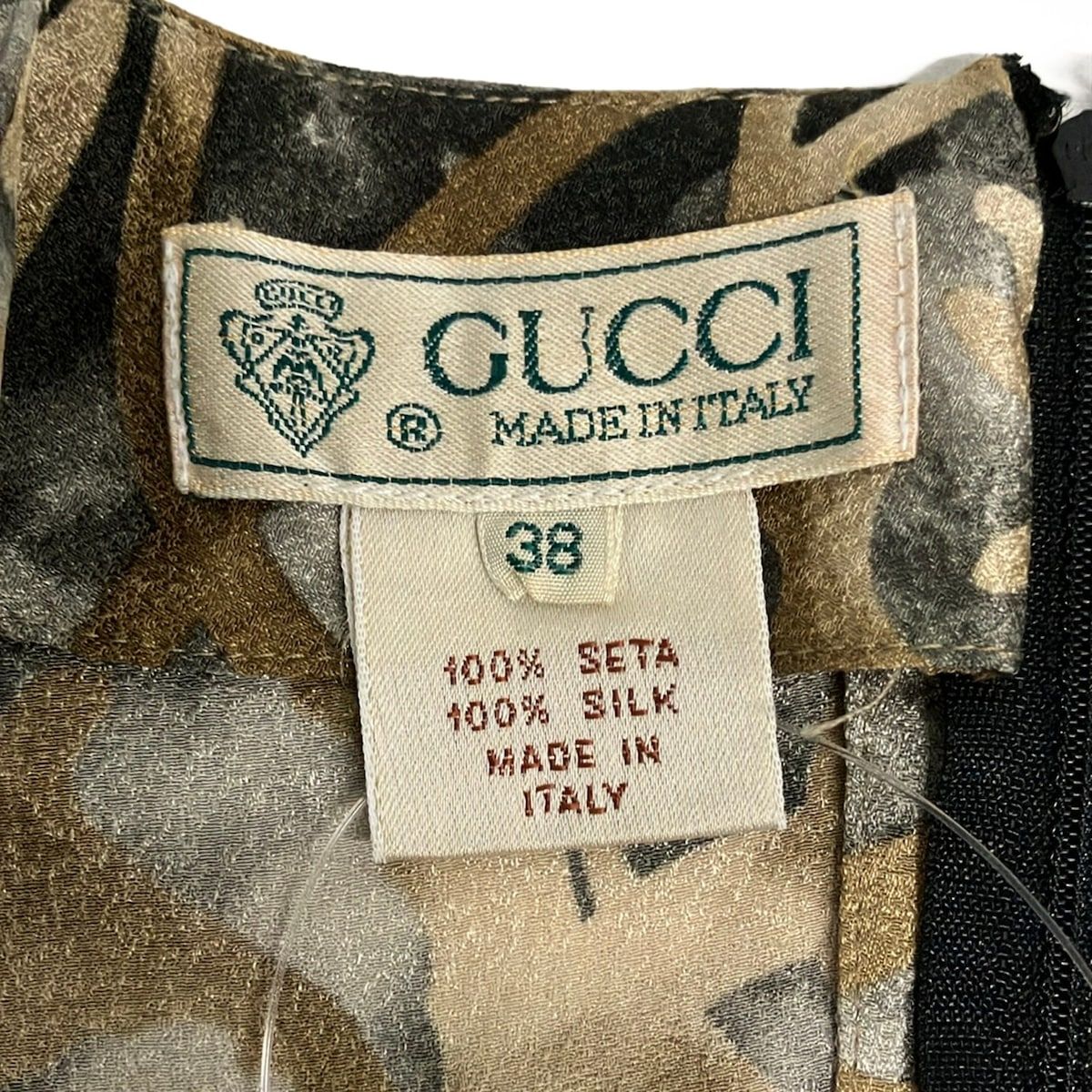 GUCCI(グッチ) ワンピース サイズ38 S レディース美品 - ダークグレー