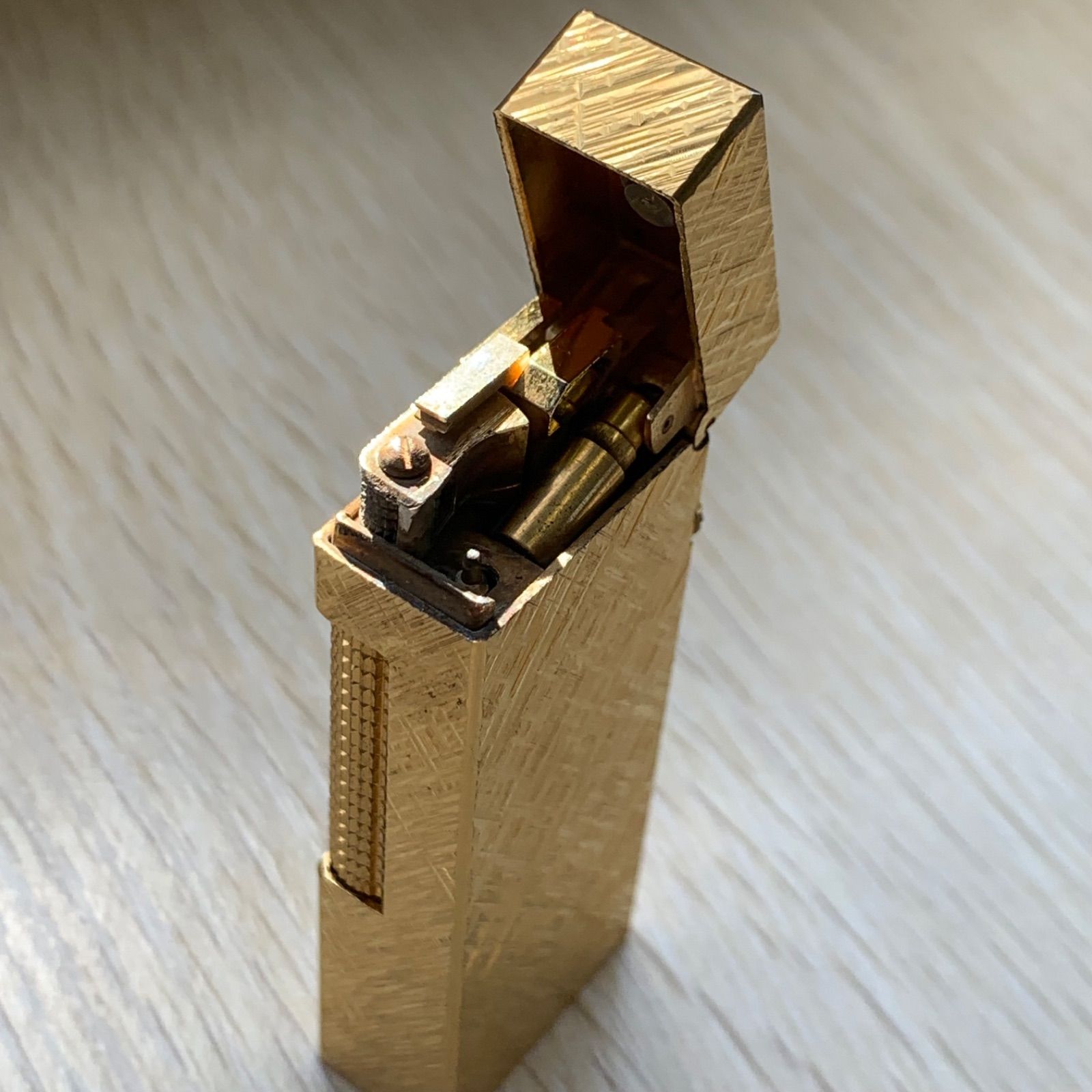 dunhill ゴールドライター 箱付き A386① - メルカリ