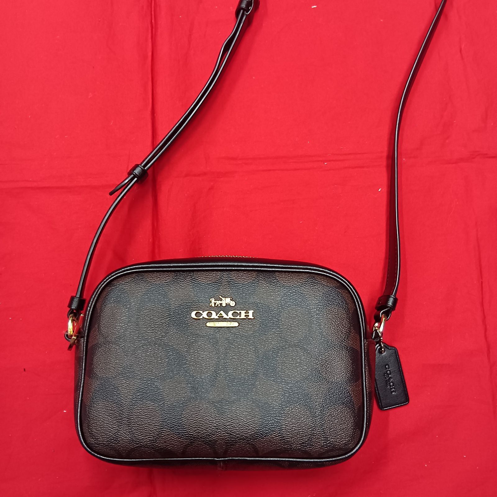COACH ショルダーバッグ シグネチャー C9926 ミニジェイミー カメラ
