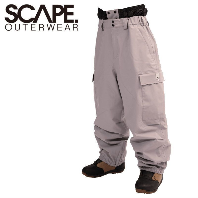 ★ 25-26 SCAPE BAGGY PANT ｶﾗｰ:SMOKE VIOLET エスケープ スノボウェア メンズ レディース ユニセックス スノーボード パンツ PNT 型落ち 旧モデル 日本正規品