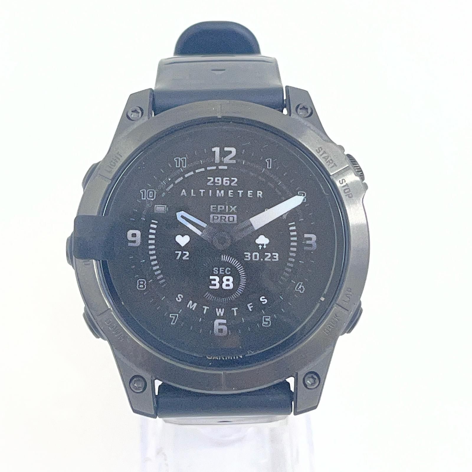【加古川店】ガーミン GARMIN EPIX PRO GEN2 47MM 箱付き 通電確認済 充電器欠品 【431】