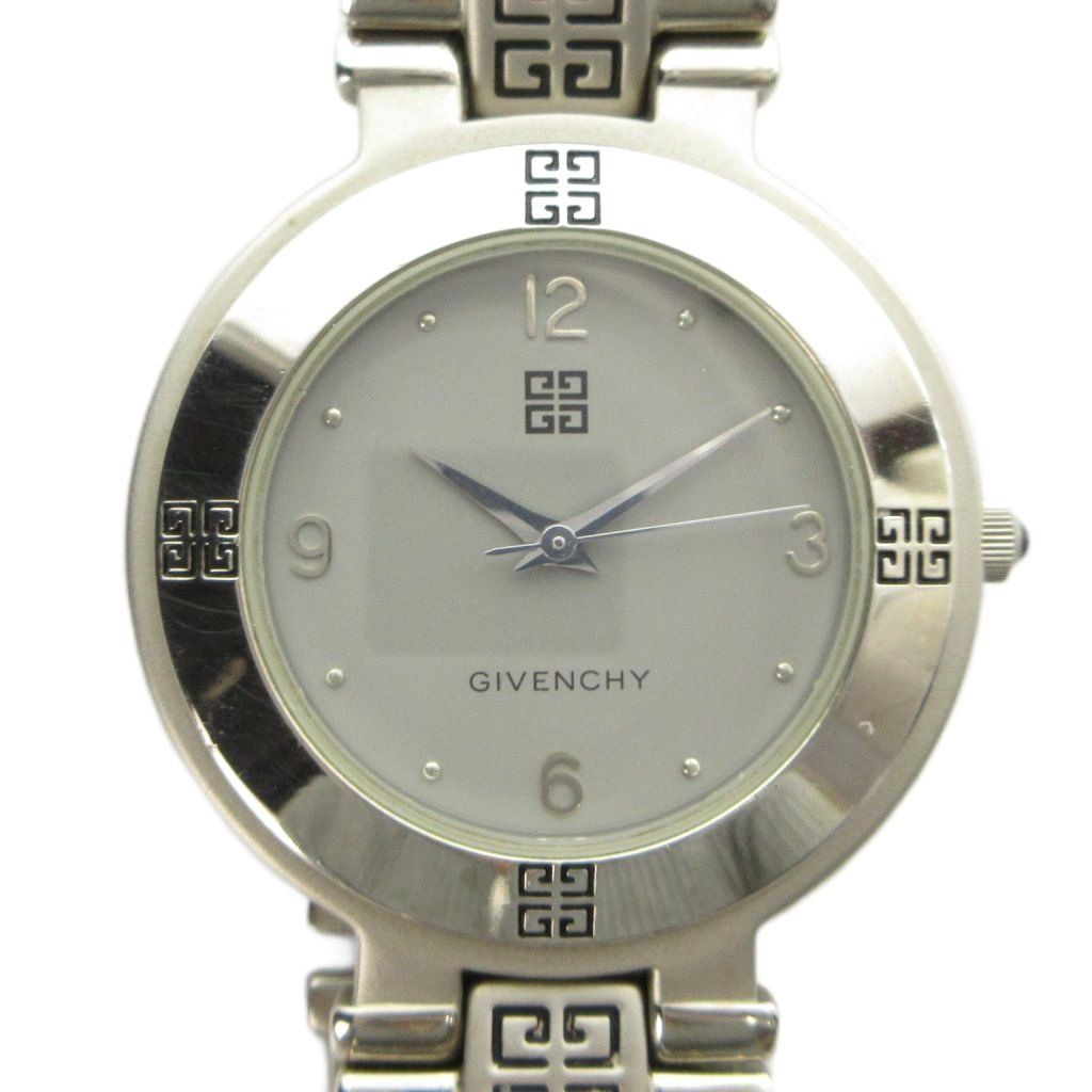ジバンシィ GIVENCHY ES.19.XVII 腕時計 ウォッチ クォーツ ロゴ シルバー色 ■GY18 /MQ