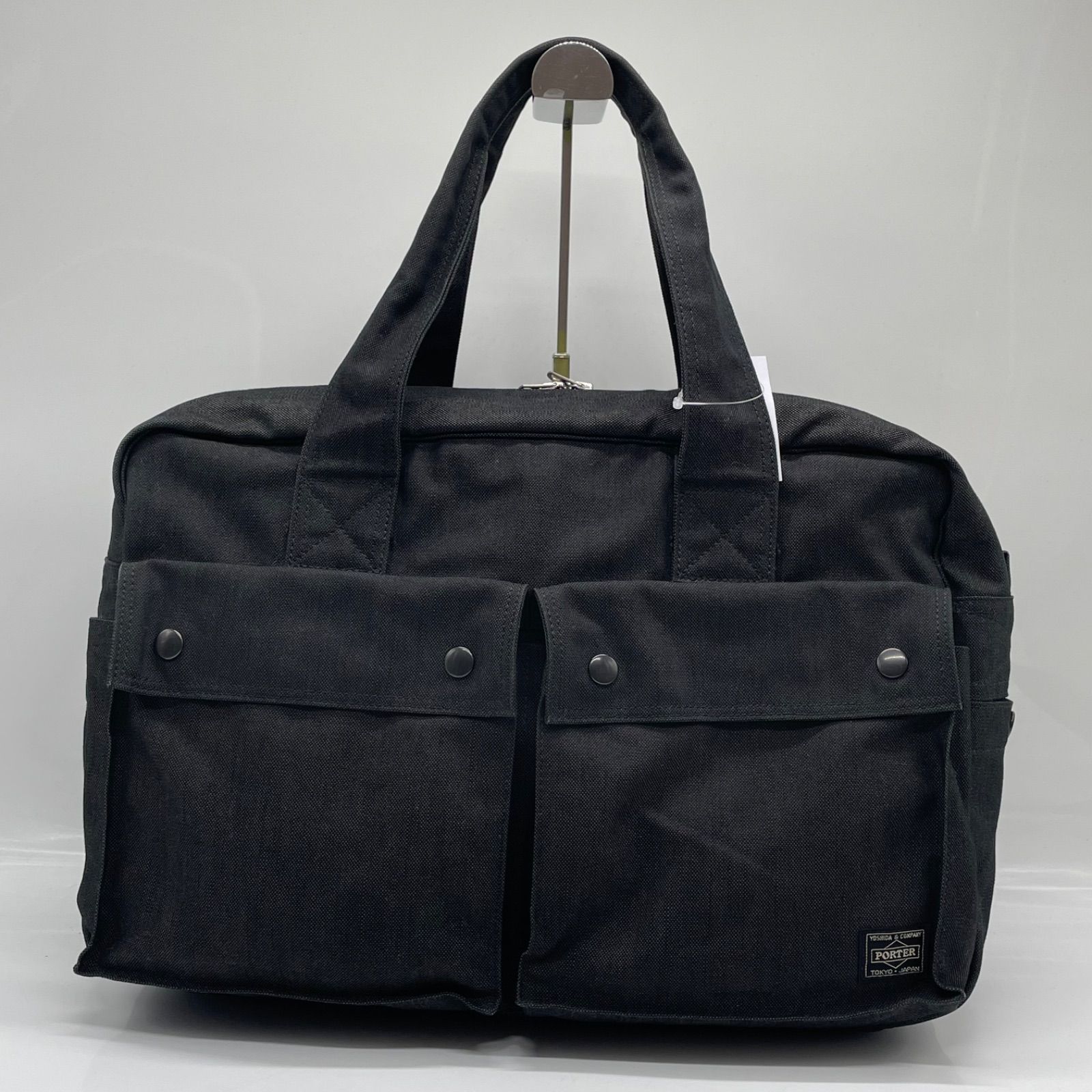 BN8798●PORTER SMOKY ポーター スモーキー ボストンバッグ 592-06364 ブラック