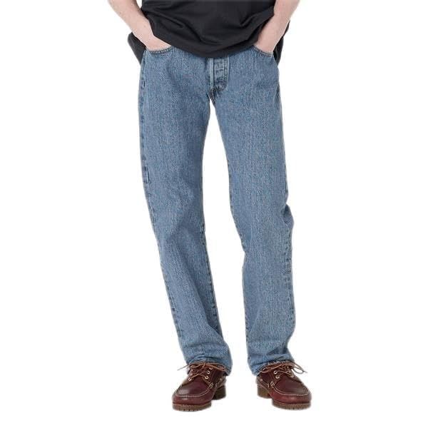 [リーバイス] WEB限定 501(R) ジーンズ ミディアムインディゴ STONEWASH Blues ウエスト32股下32