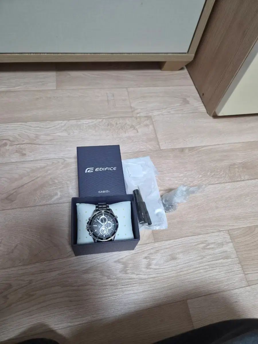 CASIO エディフィス メタル 時計 フルセット