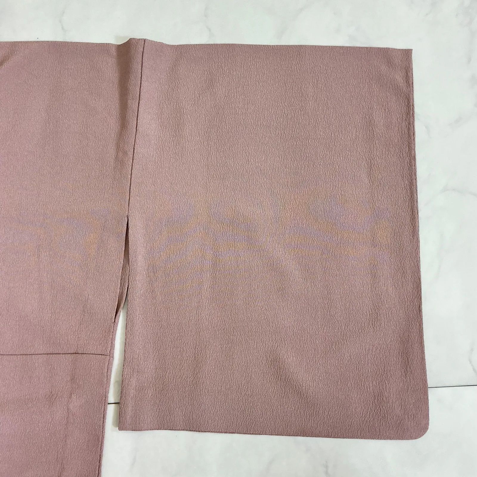 ◇kimono+one◇単衣◇洗える◇高級化繊◇色無地着物◇単衣◇広衿